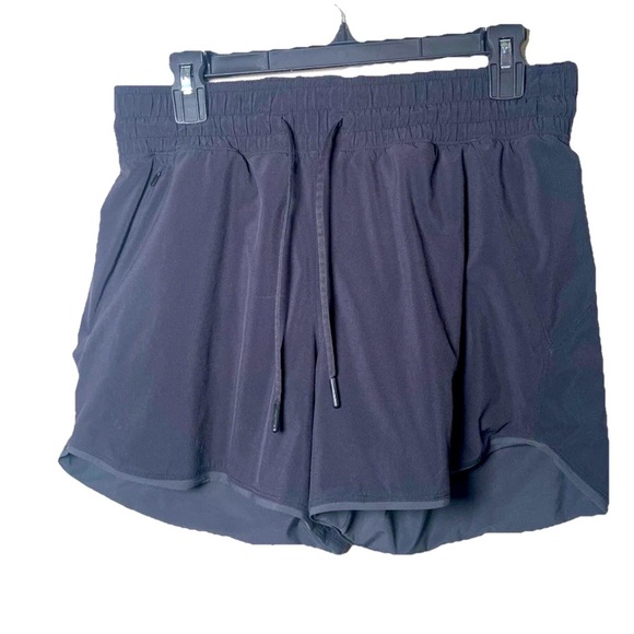 Lululemon Choose a Side Reversible  Shorts 3" Mid Rise Women’s Sz 8 Gray Black - Picture 1 of 10